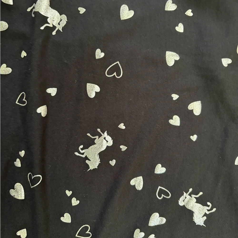 Justice girl youth 3/4 sleeve unicorn heart dress plus size 20+ plus